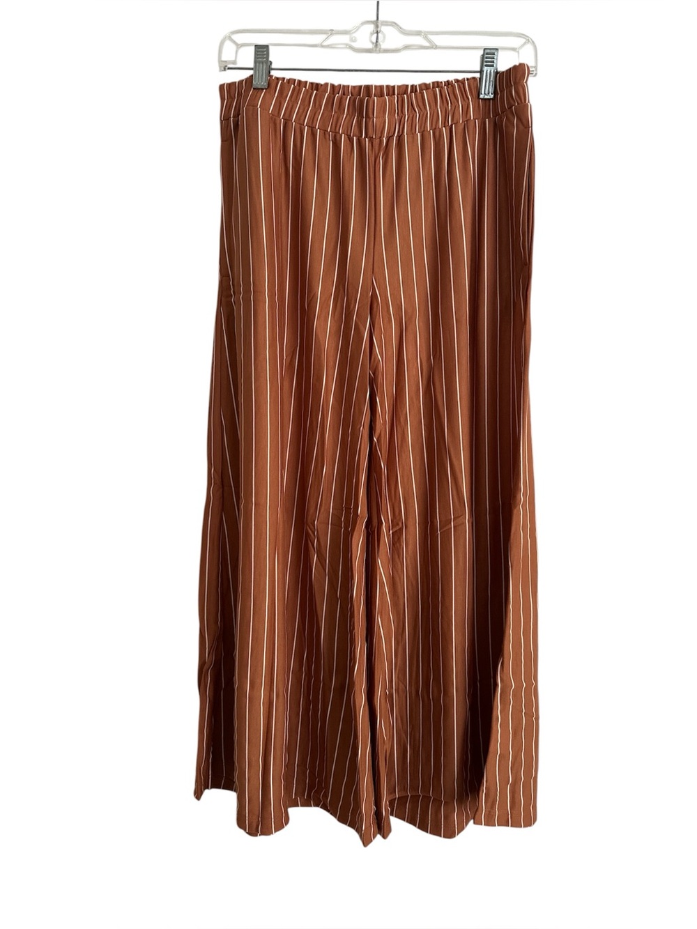 Carly Jean Los Angeles Wide Leg Pants in Rust NIP